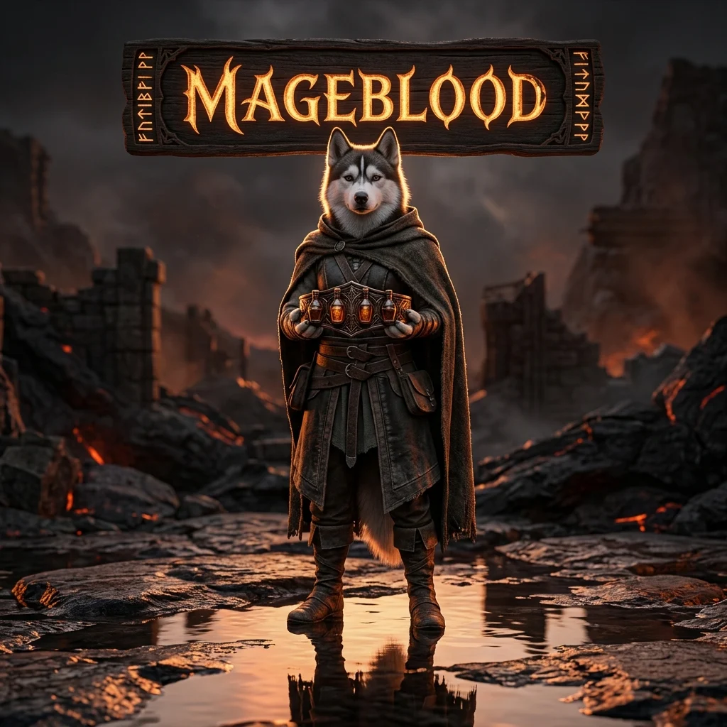 Promotional image for Mageblood Boost in Path of Exile 2, a service focused on obtaining Mageblood