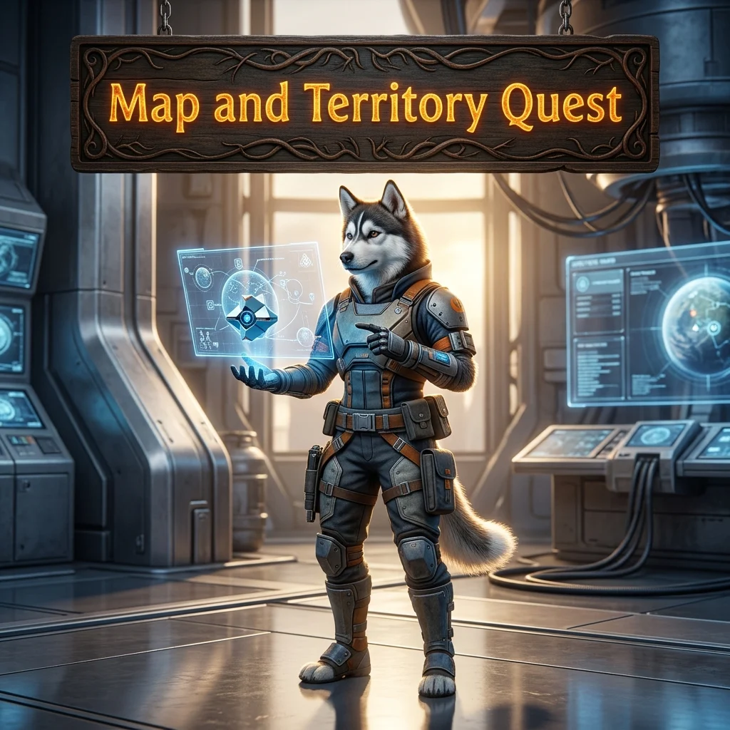 Promotional image representing the Map and Territory Quest Boost service in Destiny 2.