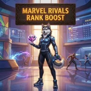 Promotional image representing Marvel Rivals Rank Boost, a service focused on improving rank in Marvel Rivals.