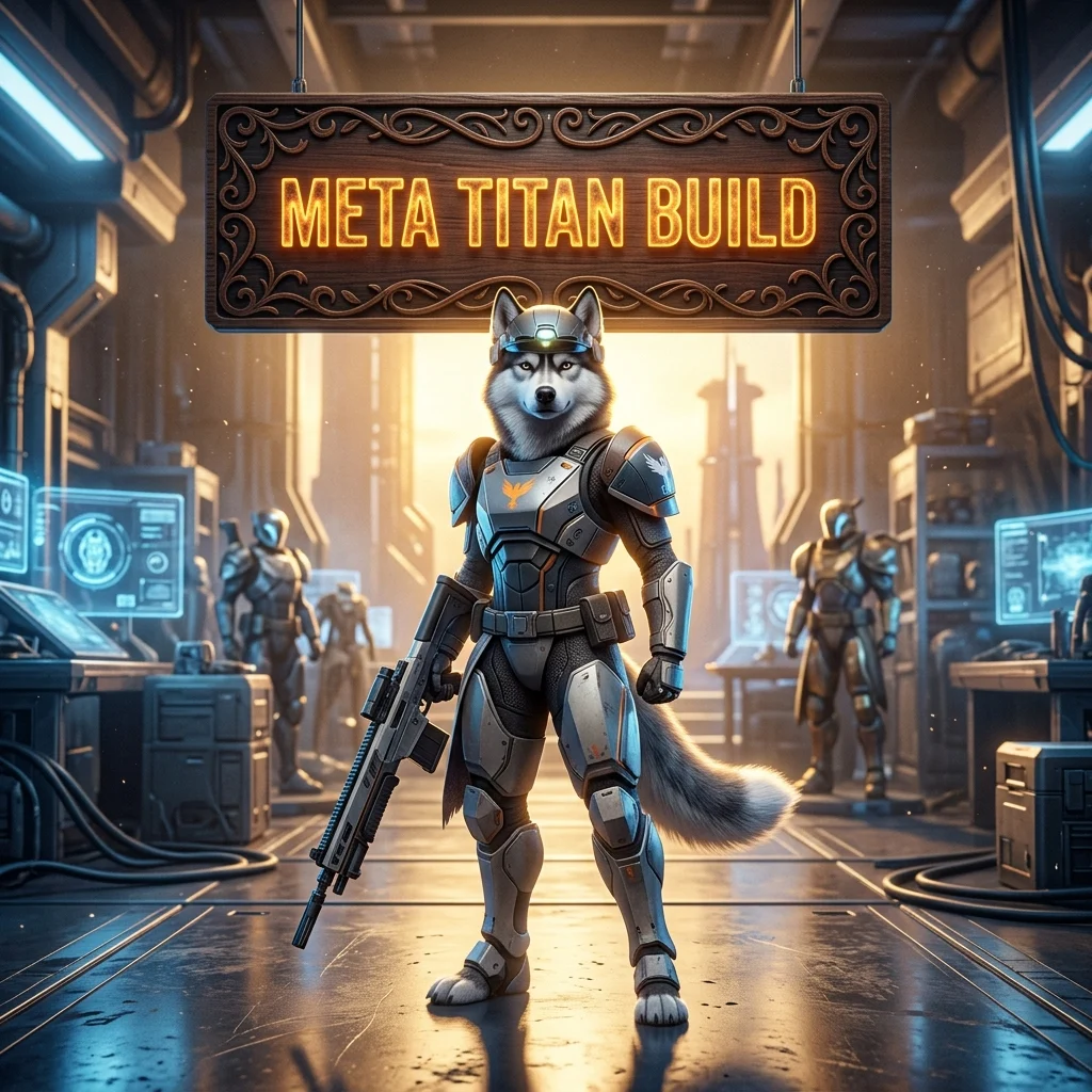 Promotional image for the Meta Titan Build Boost service in Destiny 2
