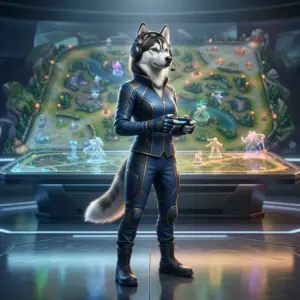 Likhang-sining na kumakatawan sa mga serbisyong panglaro para sa League of Legends.