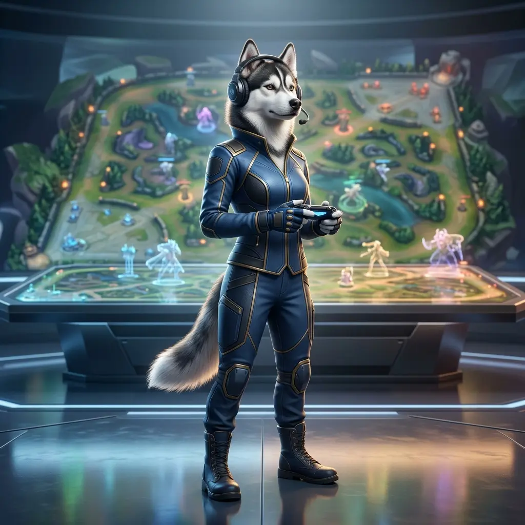 Likhang-sining na kumakatawan sa mga serbisyong panglaro para sa League of Legends.