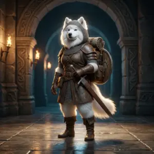 Fantazijska ilustracija, povezana z najemom profesionalnega igralca za igro WoW Classic Forever.