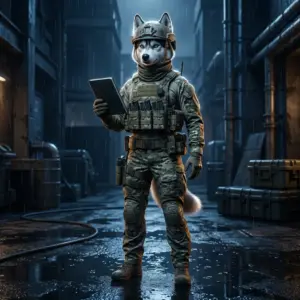 Myndskreyting með hasarblæ fyrir ókeypis leiðarvísa í Call of Duty: Modern Warfare 4, án lesanlegs texta eða merkinga.