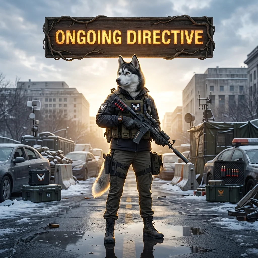 Promotional image for the Ongoing Directive Gear Set Boost in The Division 2 service