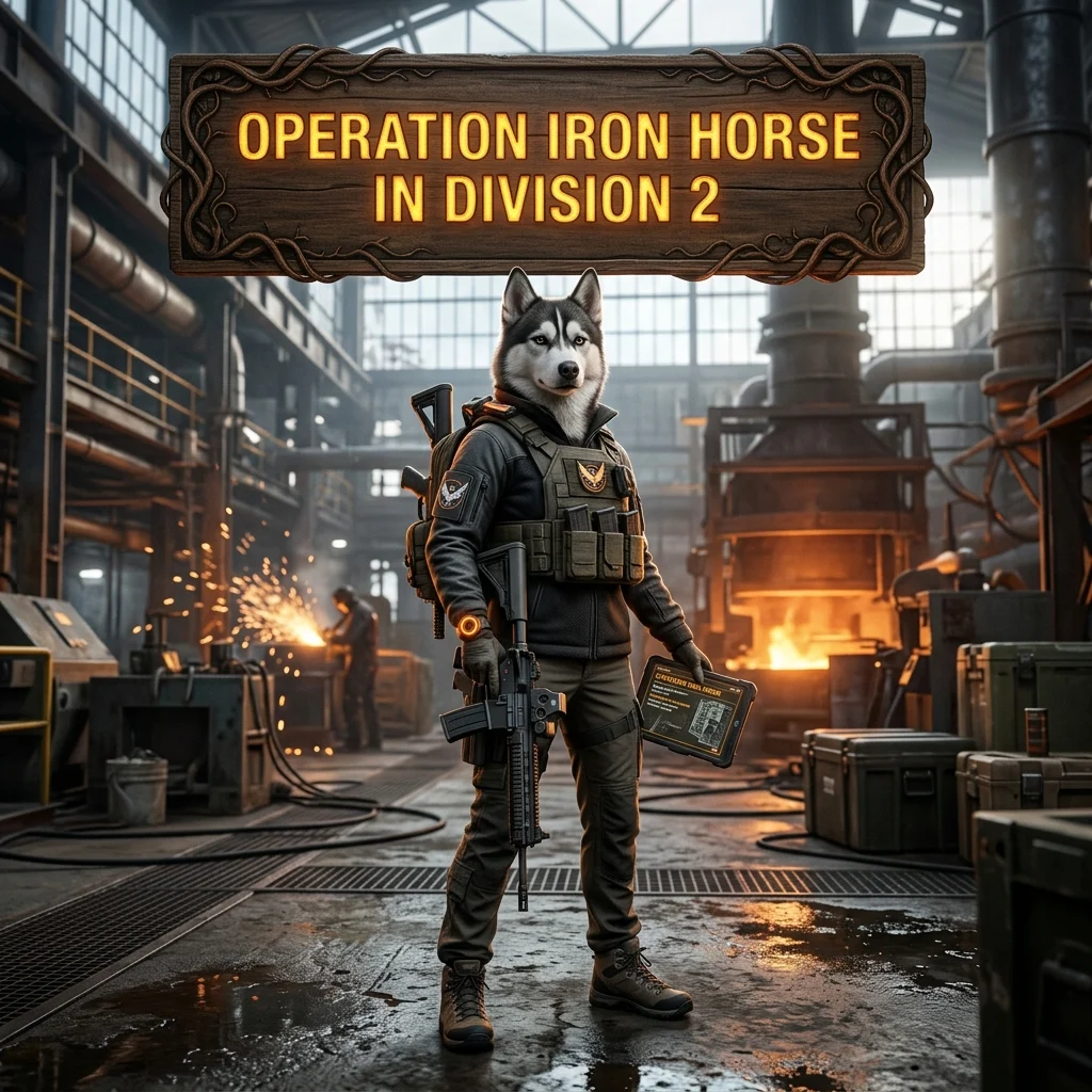 Promotional image for Operation Iron Horse boosting services in The Division 2
