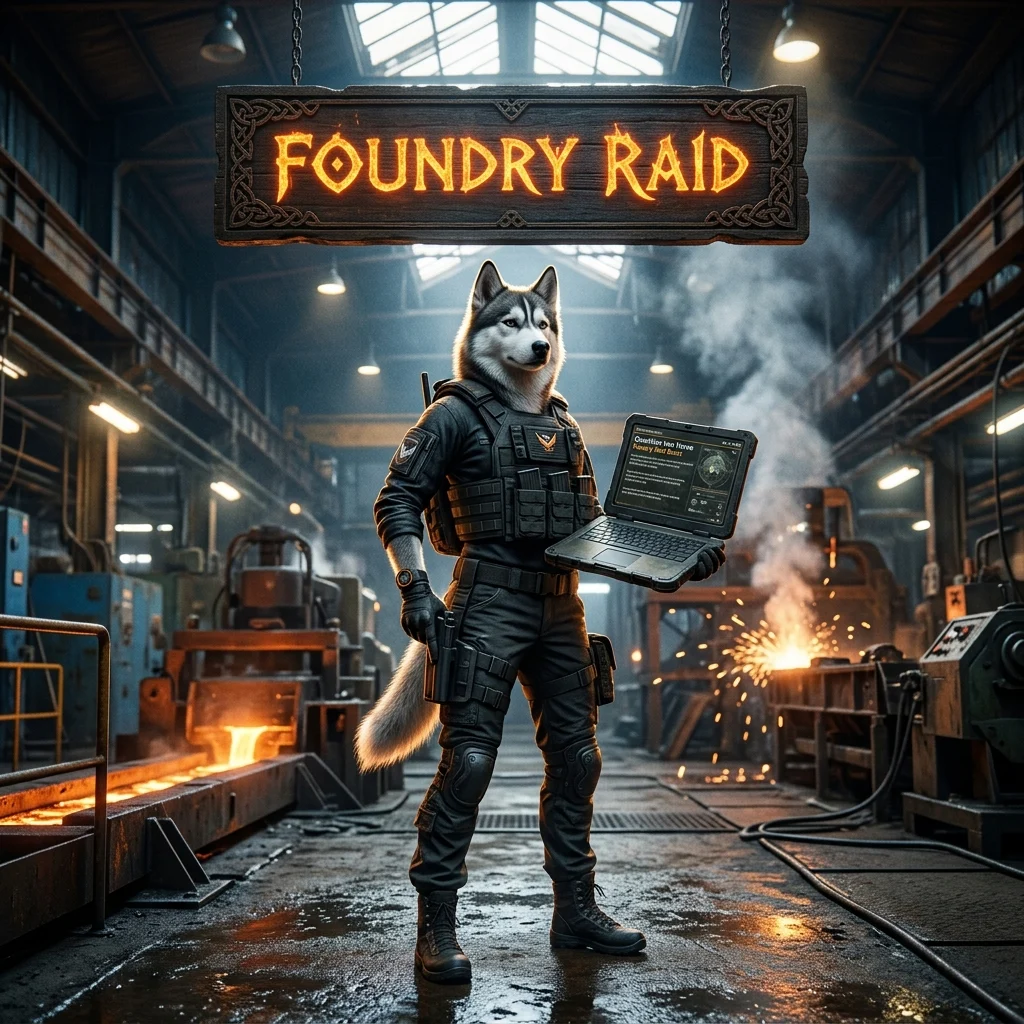 Promotional image for the Operation Iron Horse Foundry Raid Boost service in Division 2