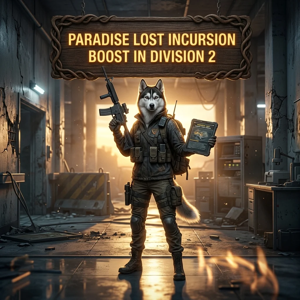 Promotional image for the Paradise Lost Incursion Boost service in The Division 2.