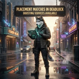 Promotional image for Placement Matches Boost in Deadlock, a service focused on placement matches.