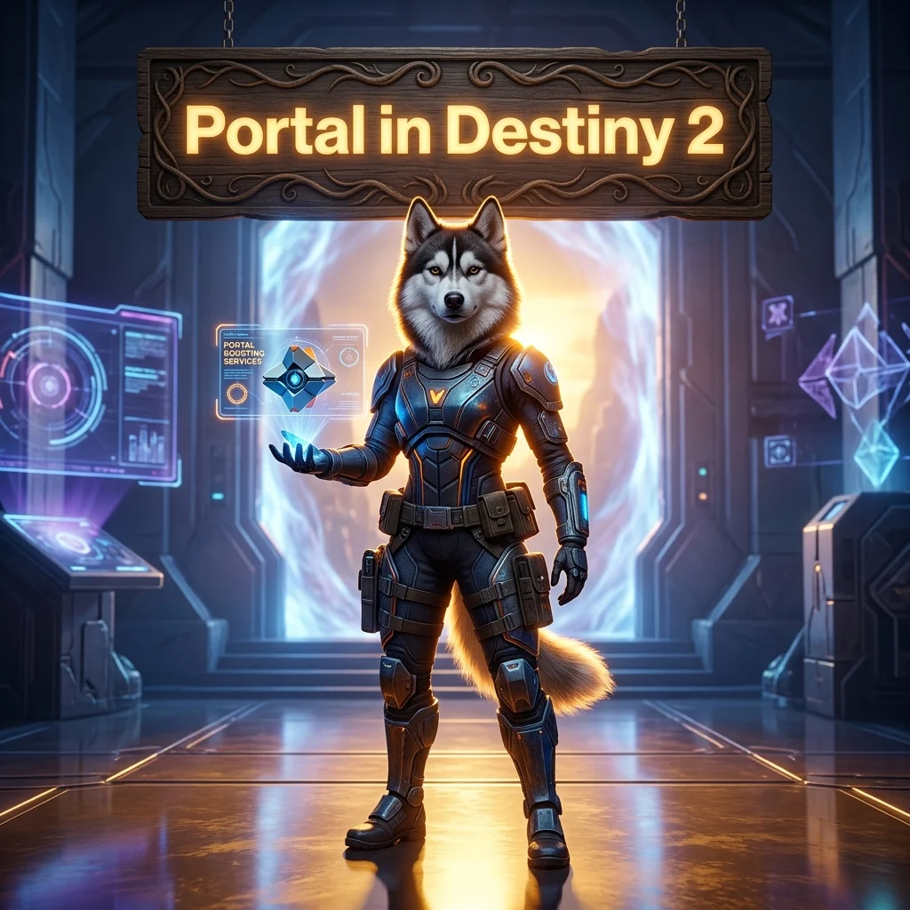 Promotional image for Portal Boosting Services in Destiny 2, a service for Destiny 2 players.