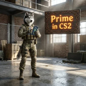 Promotional image representing the Prime in CS2 product for Counter-Strike 2