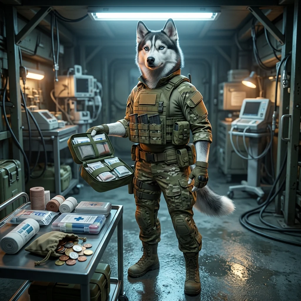 Artwork di Profitti dei Medici in Wardogs, con una scena illustrata legata all’ambientazione e all’atmosfera del gioco.