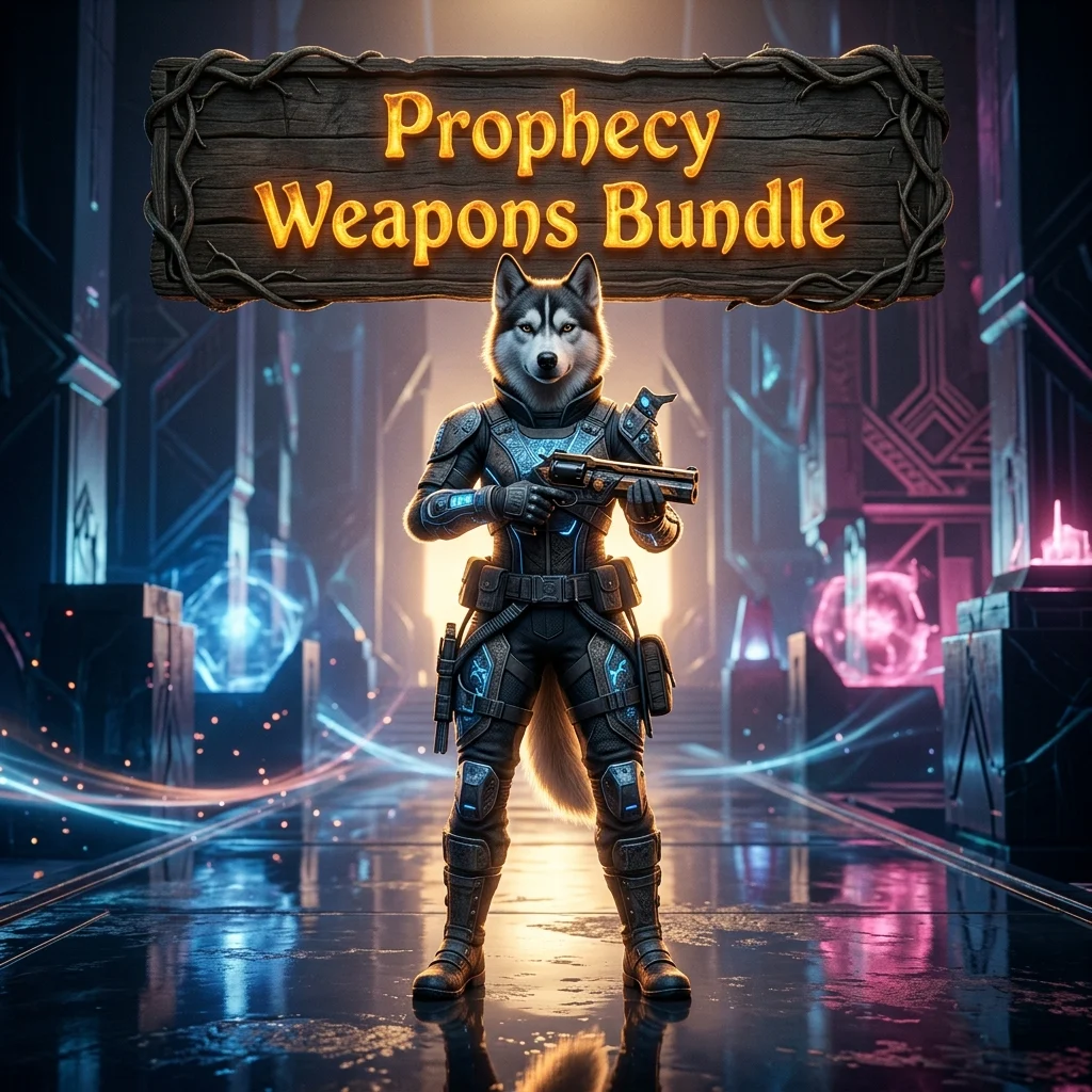 Promotional image representing the Prophecy Weapons Bundle Boost service for Destiny 2.