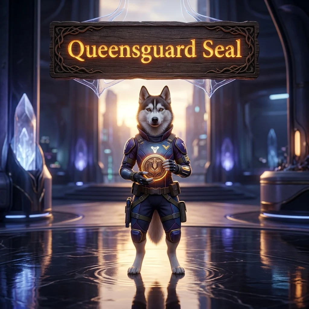 Promotional image for the Queensguard Seal Boost service in Destiny 2.