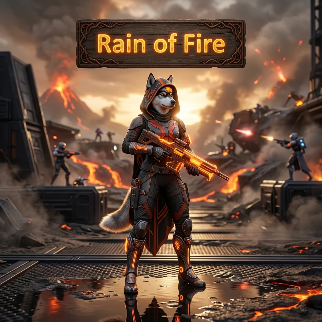 Promotional image for the Rain of Fire Boost service in the Destiny 2 game.