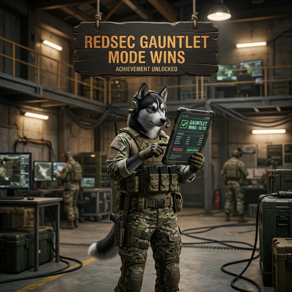Promotional image for the RedSec Gauntlet Mode Wins Boost service in Battlefield 6.