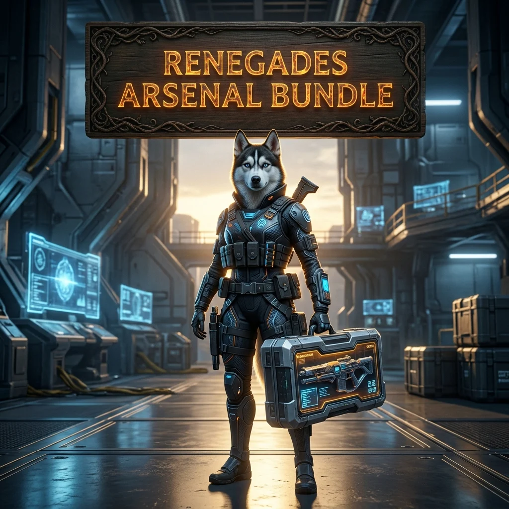 Promotional image for the Renegades Arsenal Bundle Boost in Destiny 2, representing the named bundle boost service.