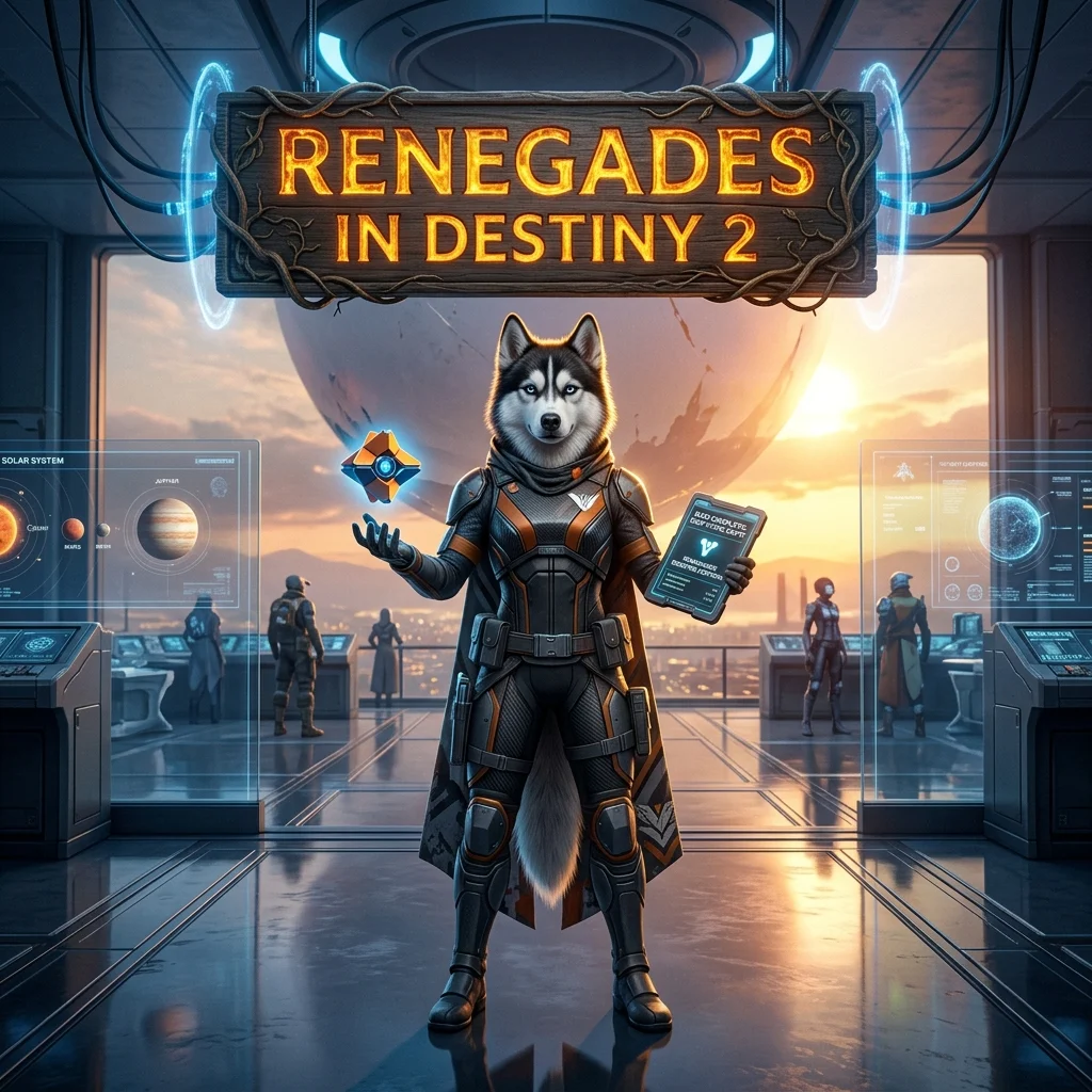 Promotional image for Renegades Boosting Services in Destiny 2, a service related to the Destiny 2 game.