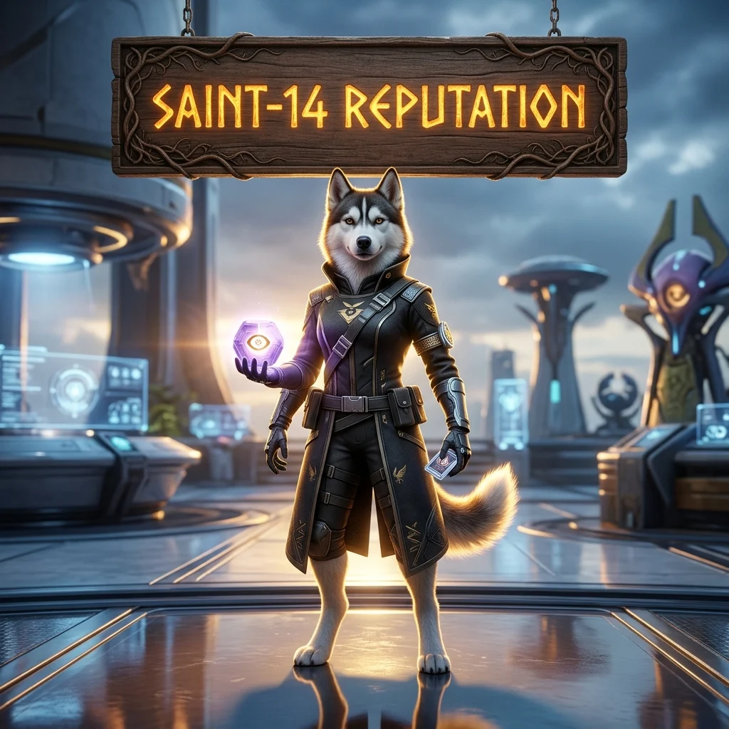 Promotional image for the Saint-14 Reputation Boost service in Destiny 2