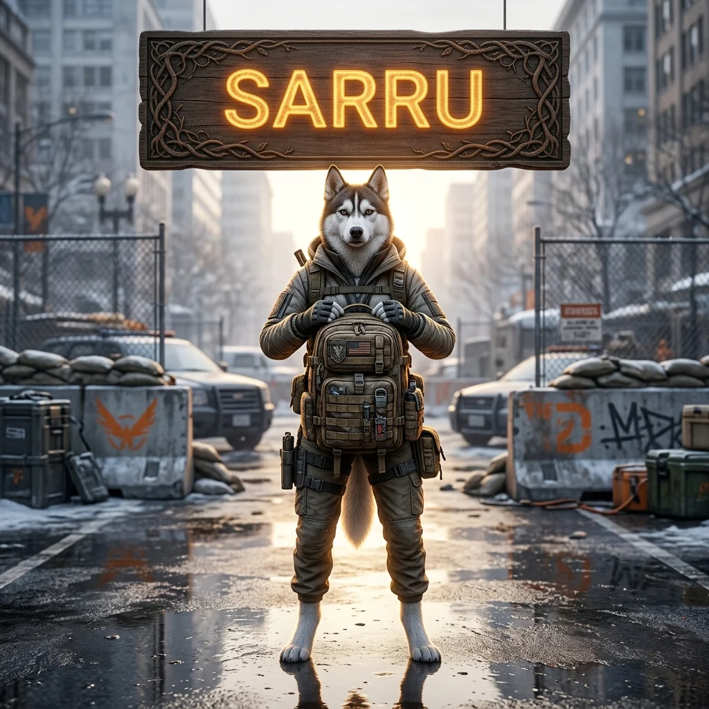 Promotional image for the Sarru Backpack Boost service in The Division 2.