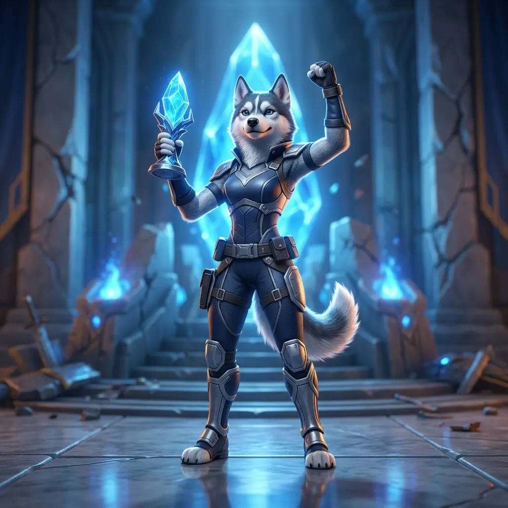 Illustration sans texte représentant un service de boost de victoires pour League of Legends