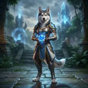 Ilustração temática de League of Legends associada a serviços para jogadores, sem texto legível ou sinalização.