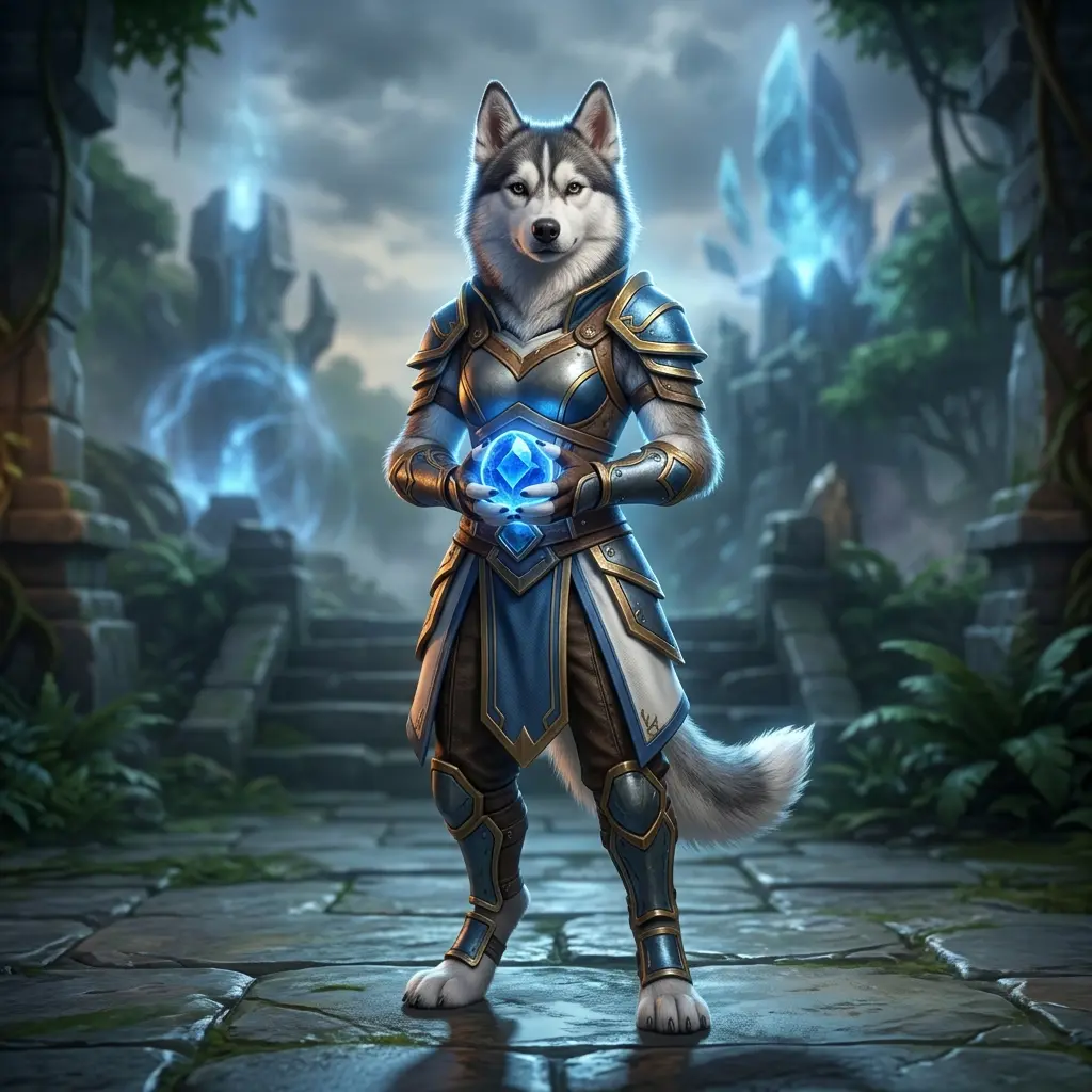 Ilustração temática de League of Legends associada a serviços para jogadores, sem texto legível ou sinalização.