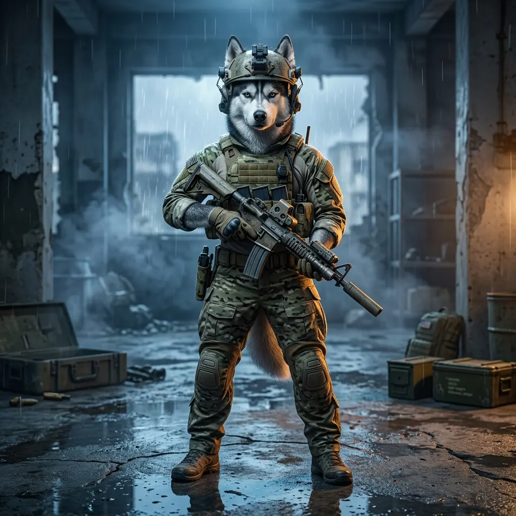 Illustrazione a tema Call of Duty Modern Warfare 4 per presentare servizi di boosting, senza testo leggibile né elementi identificativi aggiuntivi.