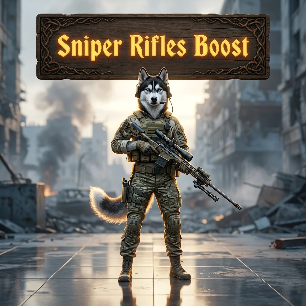 Promotional image for the Sniper Rifles Boost service in Battlefield 6