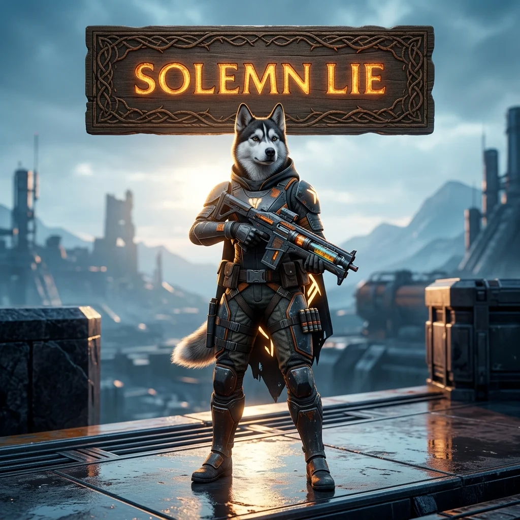 Promotional image for the Solemn Lie Boost in Destiny 2 boost service offering