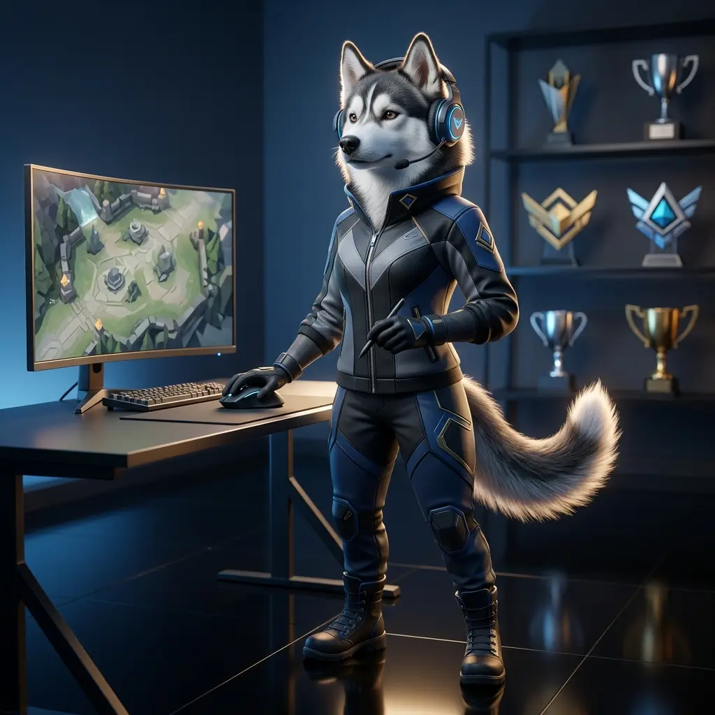Escena ilustrada de un videojuego competitivo utilizada como imagen destacada para una solicitud de trabajo como booster