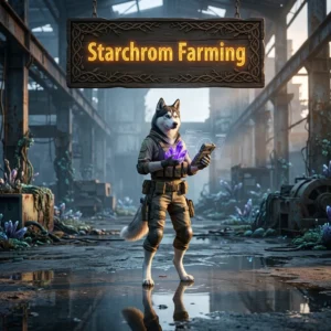 Promotional image for the Starchrom Farming Boost service in Once Human