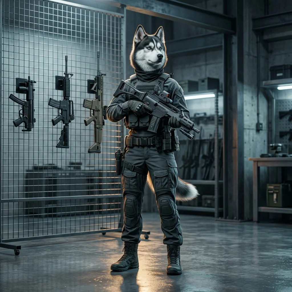 Illustration zum Ranking von Starter-Waffen für WARDOGS, ohne lesbaren Text oder sichtbare Beschilderung.