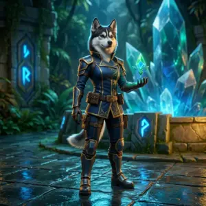 Predstavitvena ilustracija za storitve igre League of Legends brez berljivega besedila ali prepoznavnih napisov.