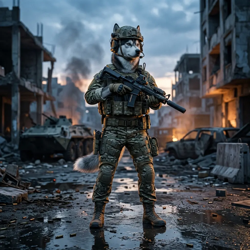 Tematska ilustracija za storitve pospeševanja v igri Call of Duty: Modern Warfare 4 brez besedila ali znakov.