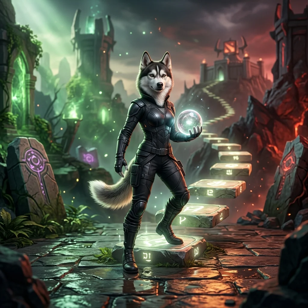 Ilustración temática de Dota 2 asociada a un servicio de subida de MMR competitivo
