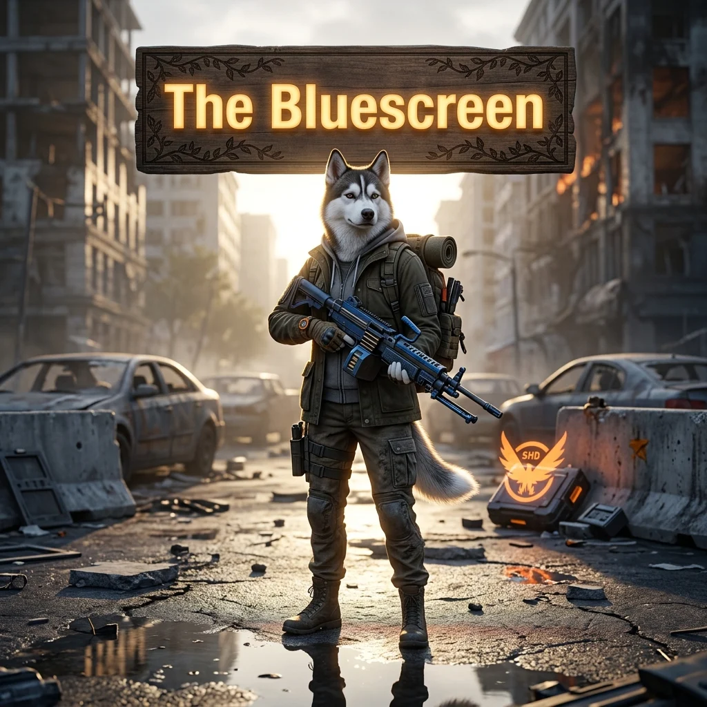 Promotional image for The Bluescreen Exotic Light Machine Gun Boost service in The Division 2.
