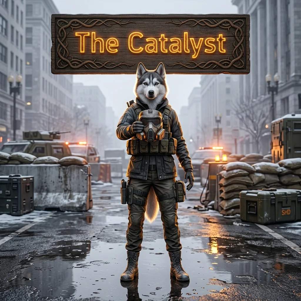 Promotional image representing The Catalyst Mask Boost service in The Division 2