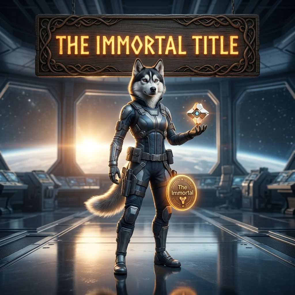 Promotional image representing The Immortal Title Boost in Destiny 2 service