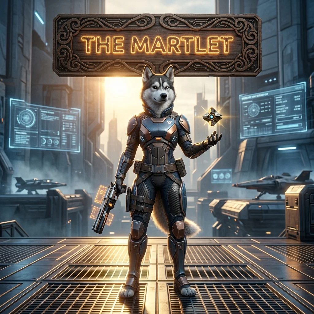 Promotional image for The Martlet Boost in Destiny 2, representing the named boost service.