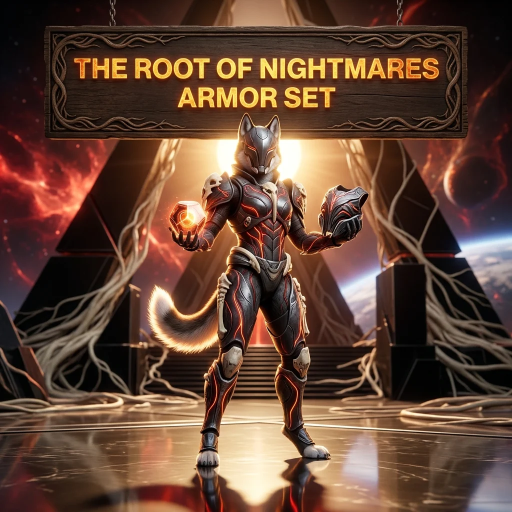 Promotional image for The Root of Nightmares Armor Set Boost in Destiny 2, focused on the Root of Nightmares armor set service.
