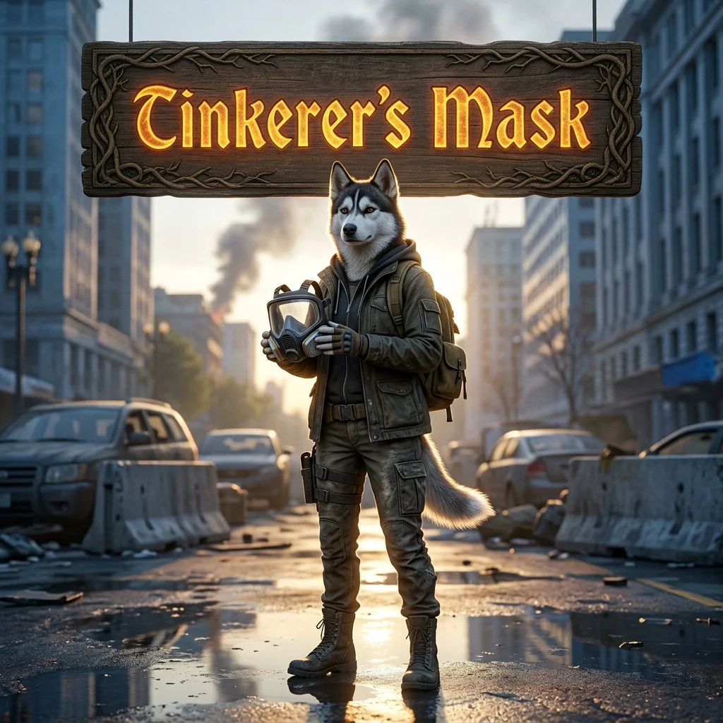 Promotional image for the Tinkerer’s Mask Boost in Division 2 service