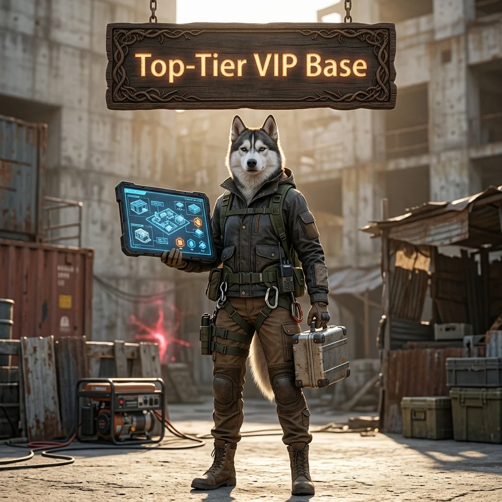 Promotional image representing the Top-Tier VIP Base Boost service for Once Human.