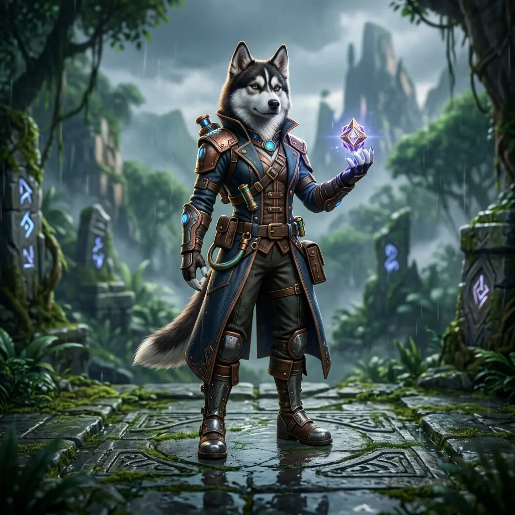 Ilustrasi bertema League of Legends untuk layanan top up RP tanpa teks atau tanda