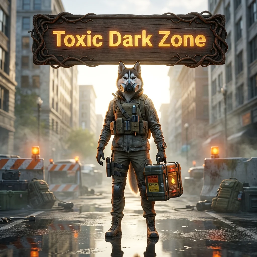 Promotional image for the Toxic Dark Zone Boost service in The Division 2