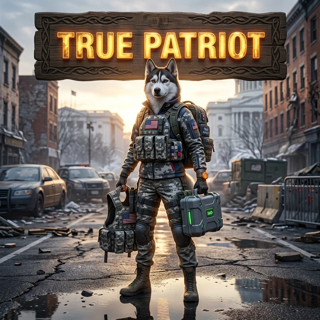 Promotional image for the True Patriot Gear Set Boost service in The Division 2