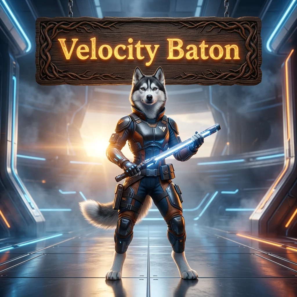 Promotional image representing the Velocity Baton Boost product and service in Destiny 2.