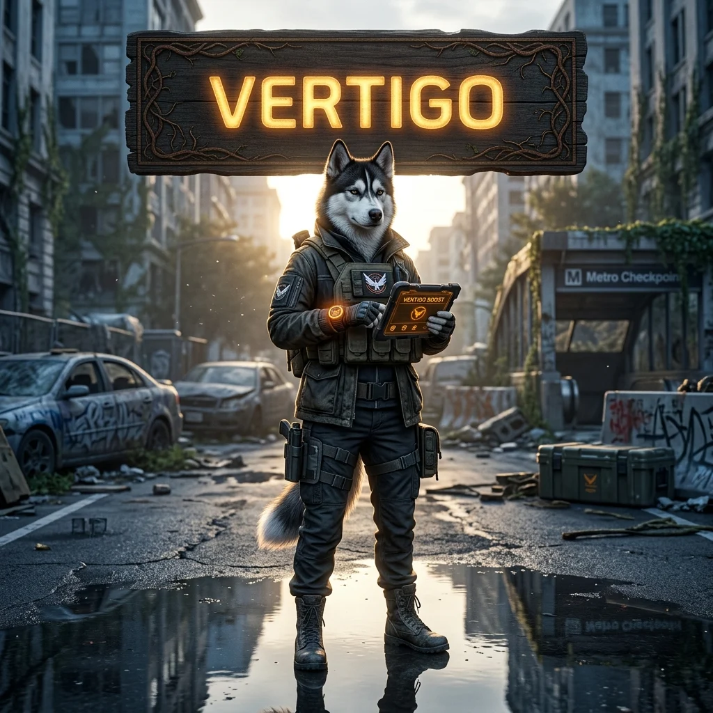 Promotional image for Vertigo Boost in The Division 2, a Division 2 boost service.