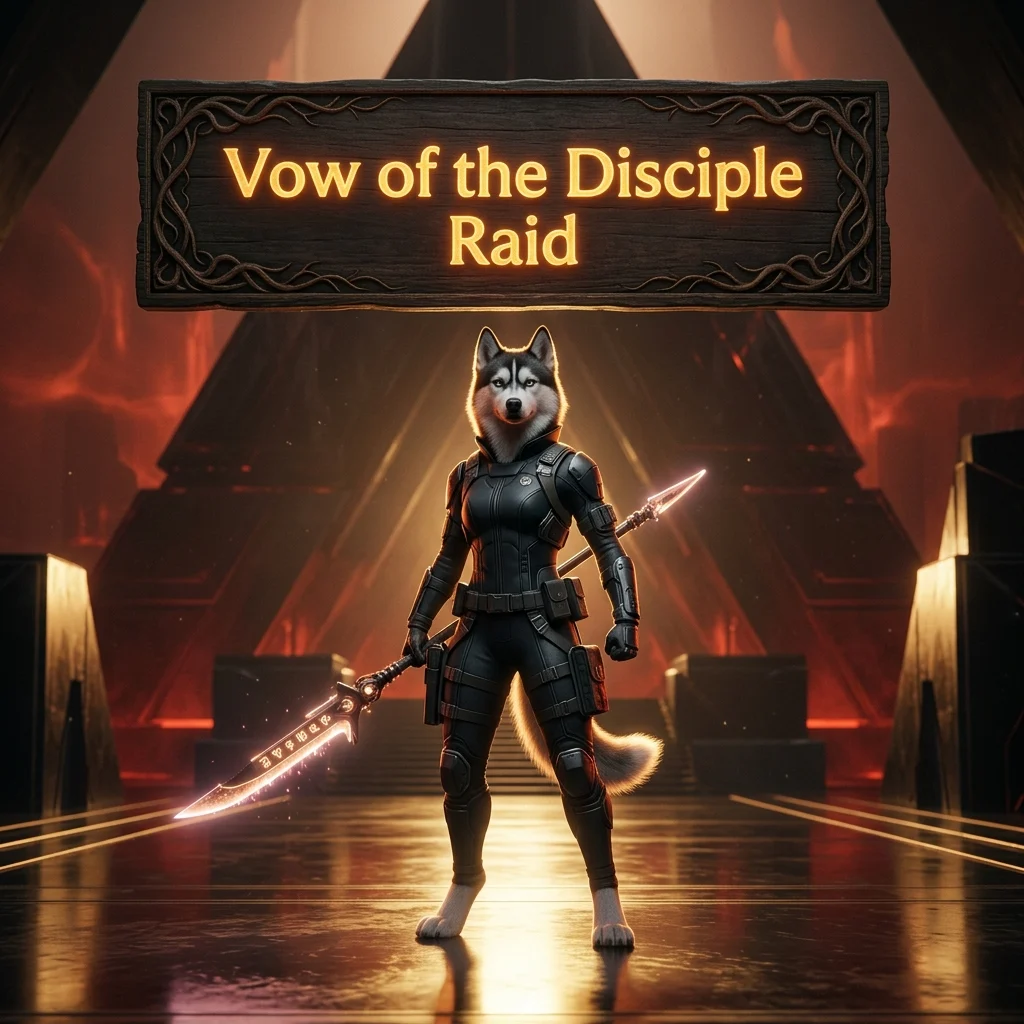 Promotional image representing the Vow of the Disciple Raid Boost service in Destiny 2.