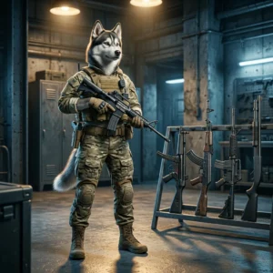 WARDOGS'taki başlangıç silahlarının sıralamasını konu alan, yazı içermeyen oyun görseli.